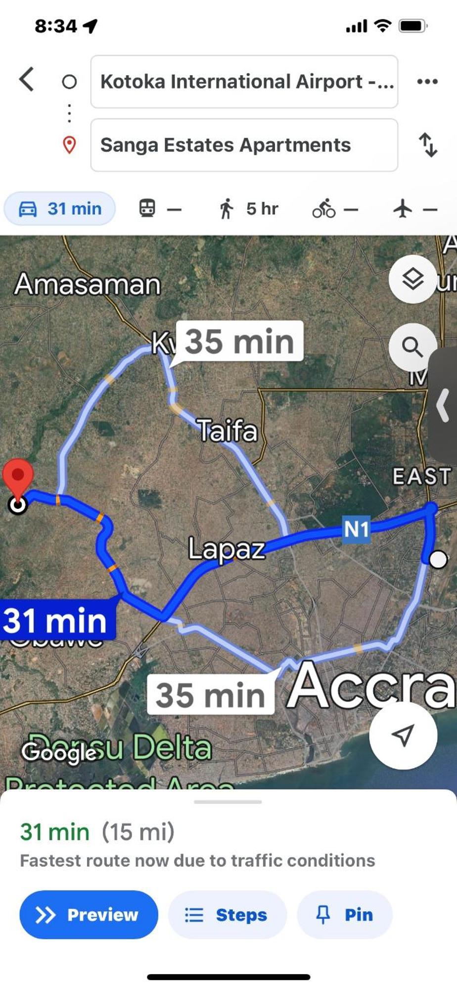 Accra Luxury Apartments At The Sanga Estates Oduman Luaran gambar